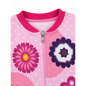 Pigiama Tutone Lungo Unicorno 100% Cotone Interlock - Uni0112fuxia