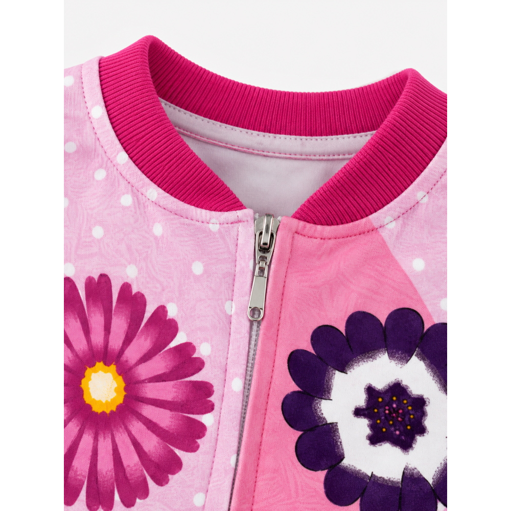 Pigiama Tutone Lungo Unicorno 100% Cotone Interlock - Uni0112rosa