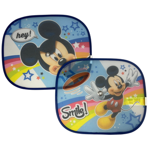 Tendine Parasole Laterali Topolino DISNEY Coppia di Tendine per Auto 44 X 35 CM Protezione Raggi Uv - 9313