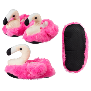 Pantofole Invernali Flamingo Fenicottero Ciabatte Scarpe da 30 Al 35 - 63097