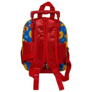 Zaino Asilo Trolley 3d Spidey MARVEL Zainetto 34 CM con Carrello per Scuola Materna - 09572