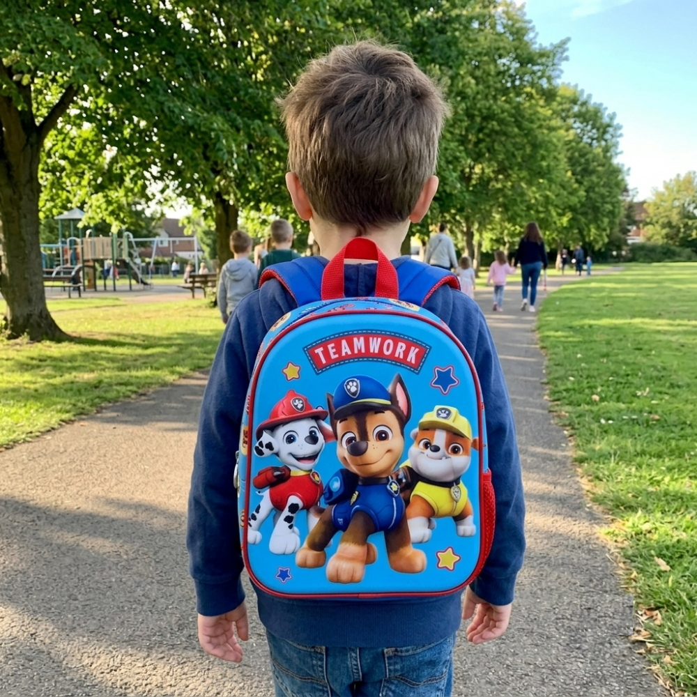 Zaino Asilo 3d Paw Patrol Borsa 31 CM per Scuola Materna O Tempo Libero - 09573