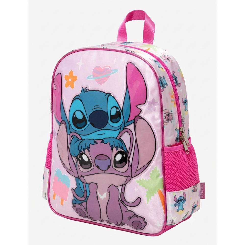 Zaino Stitch DISNEY per Scuola Materna Borsa 38 CM per Asilo O Tempo Libero - 09631