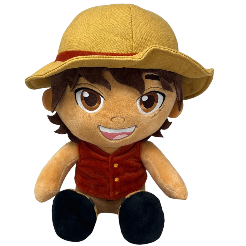 Peluche Luffy One Piece Live Action Morbido Pupazzo 33 CM in Fibra Riciclata - 860005761