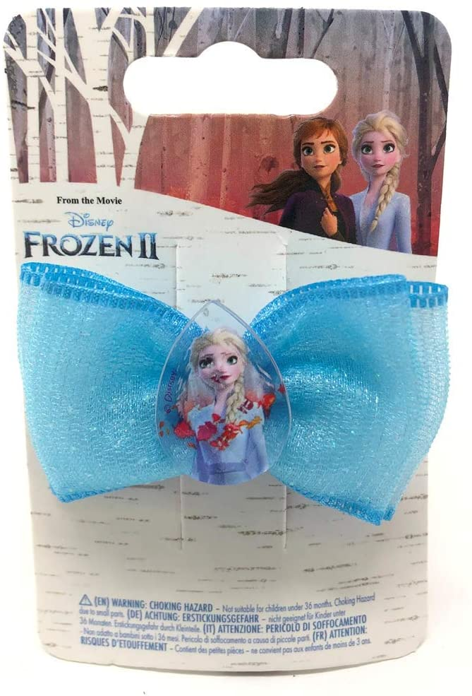 Accessori Capelli Frozen Elsa DISNEY 1 Pinza con Fiocco su Backercard - 19386d72/9