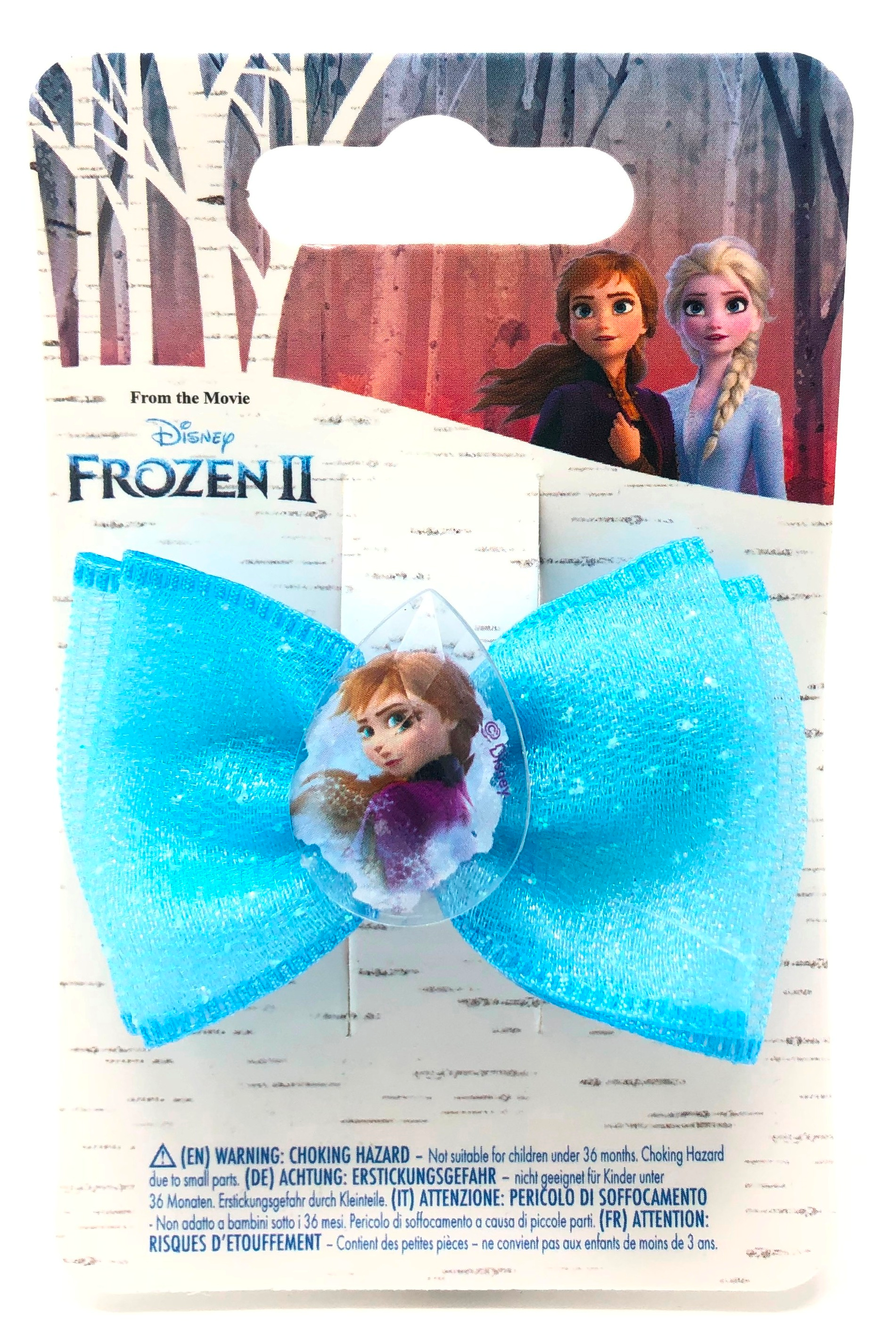 Accessori Capelli Frozen Anna DISNEY 1 Pinza con Fiocco su Backercard - 19386d72/12