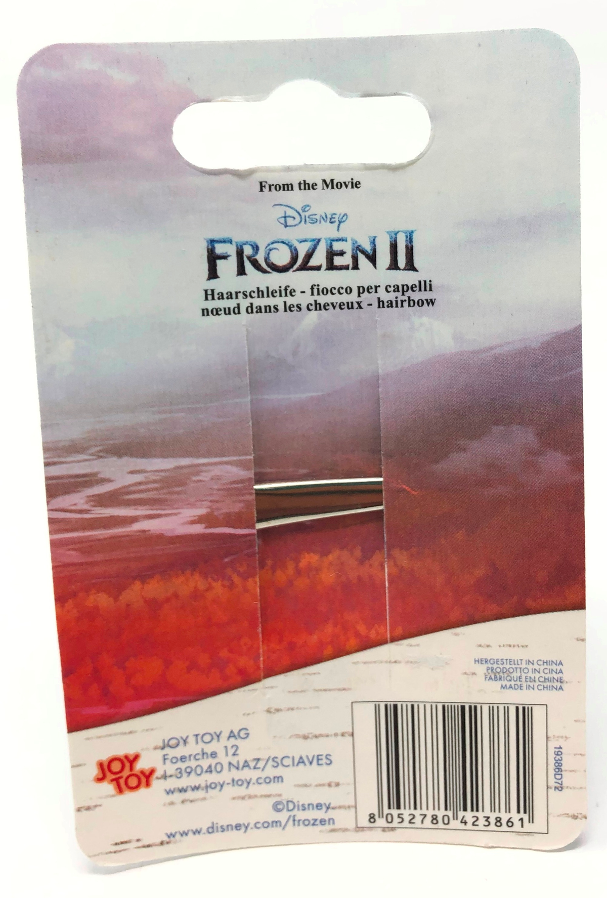 Accessori Capelli Frozen Anna DISNEY 1 Pinza con Fiocco su Backercard - 19386d72/12