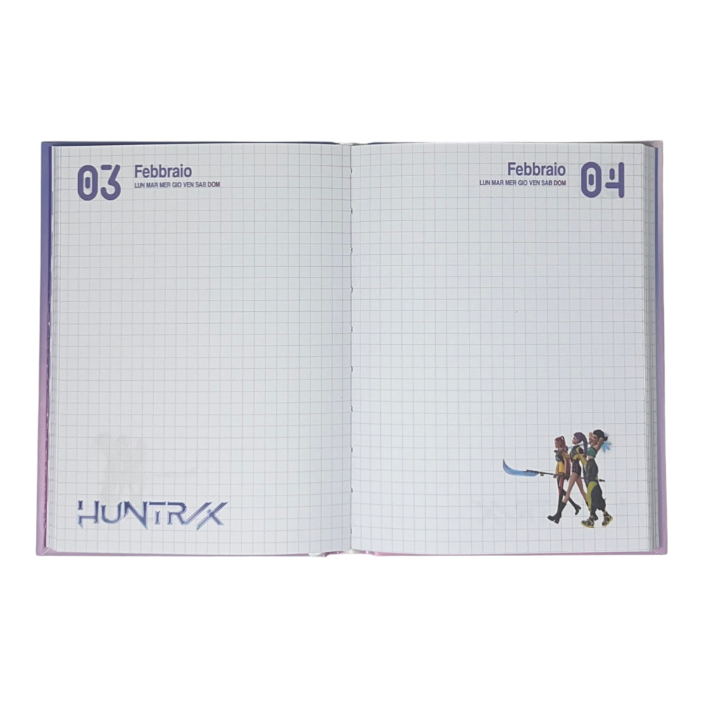 Diario K-Pop Demon Hunters Huntrix Agenda 10 Mesi Scuola Elementare Media - 4737