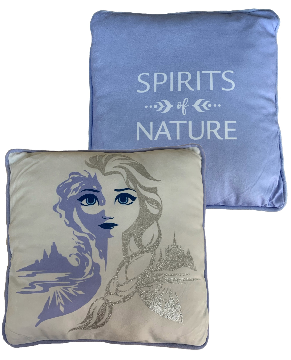 Cuscino Glitter Frozen Ii Elsa DISNEY Bambina Cm. 45 X 45. - Wd20728