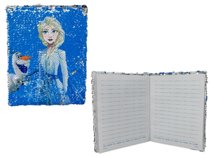 Diario Paillettes Frozen Ii Elsa Anna DISNEY + Accessori in Confezione Regalo  - Wd20565