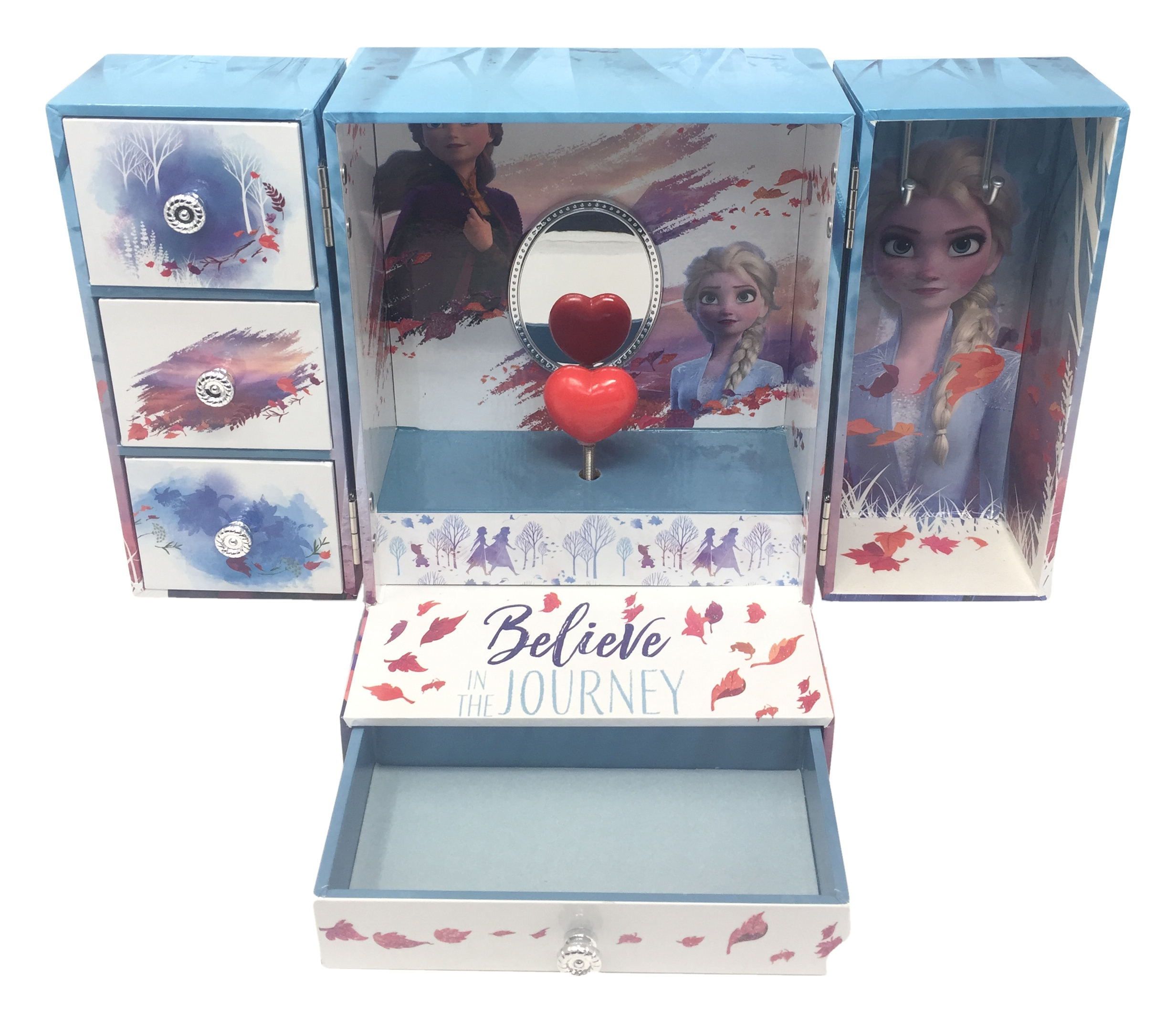 Portagioie Musicale Carillon Frozen Ii Elsa Anna DISNEY in Cartone - Wd20736