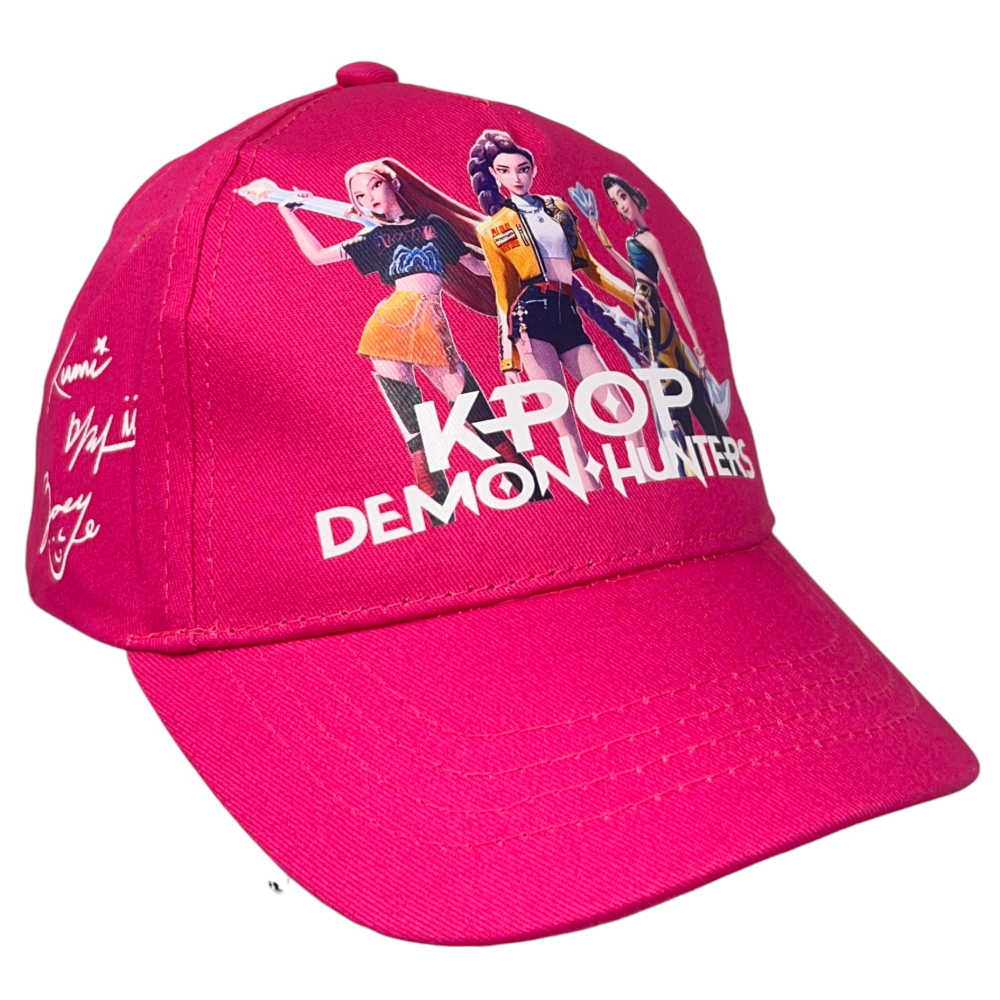 Cappello con Visiera Kpop Demon Hunters Huntrix Berretto con Chiusura Regolabile Bambina - W17061mc