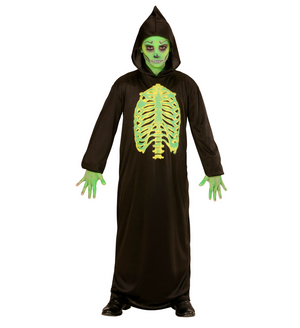 Costume Vestito Abito Travestimento Carnevale Halloween Bambino Mietitore Tossico - 0032