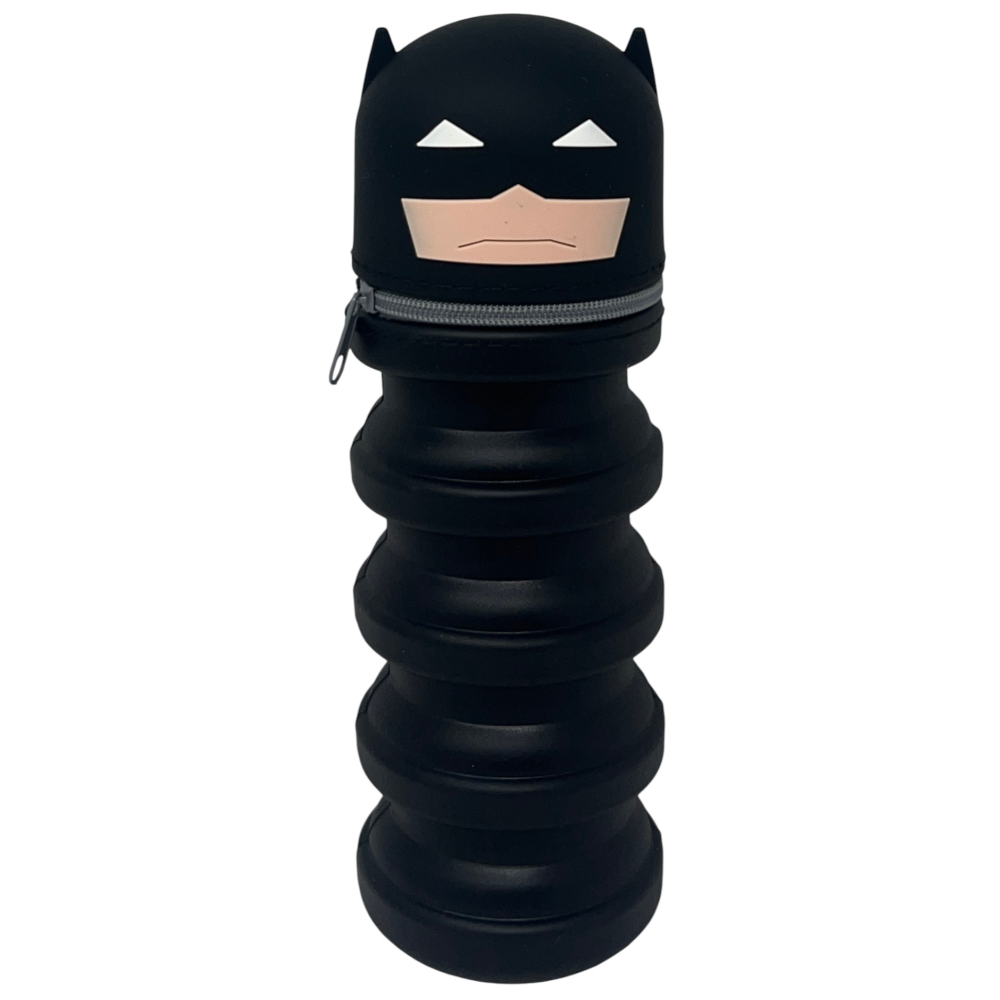 Tombolino in Silicone Batman Astuccio Estensibile Porta Cancelleria 20 CM - Ba1266