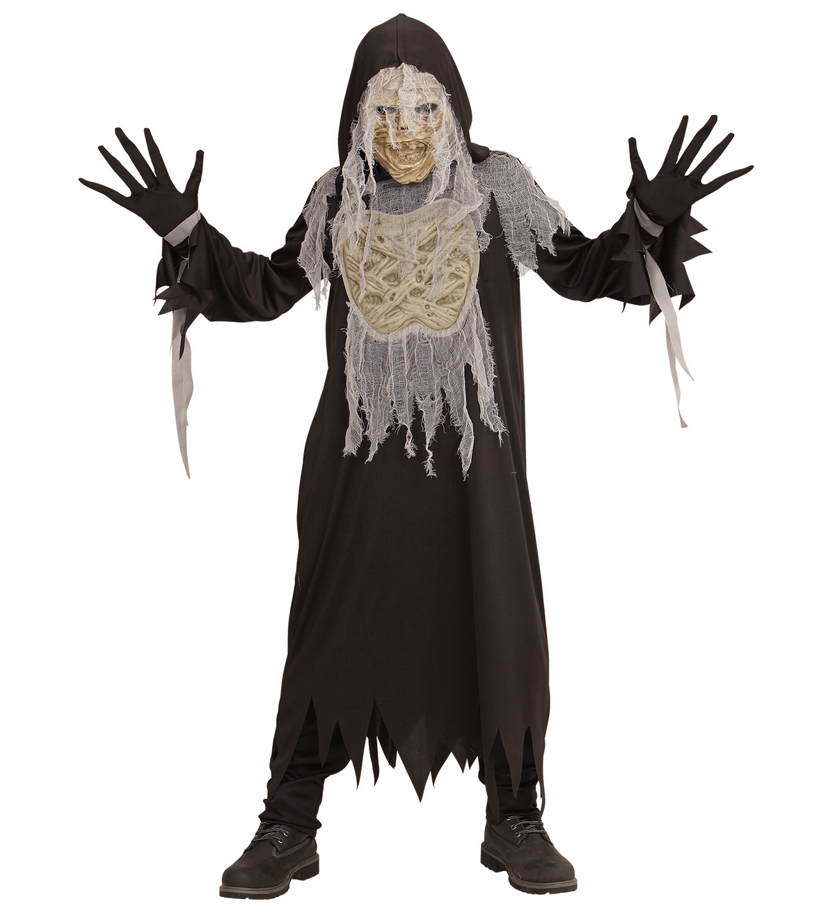 Costume Vestito Abito Travestimento Carnevale Halloween Cosplay Bambino Mummia - 0785