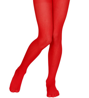 Calze Collant Rosso Accessori Abito Travestimento Vestito Carnevale Halloween Cosplay - 2052r
