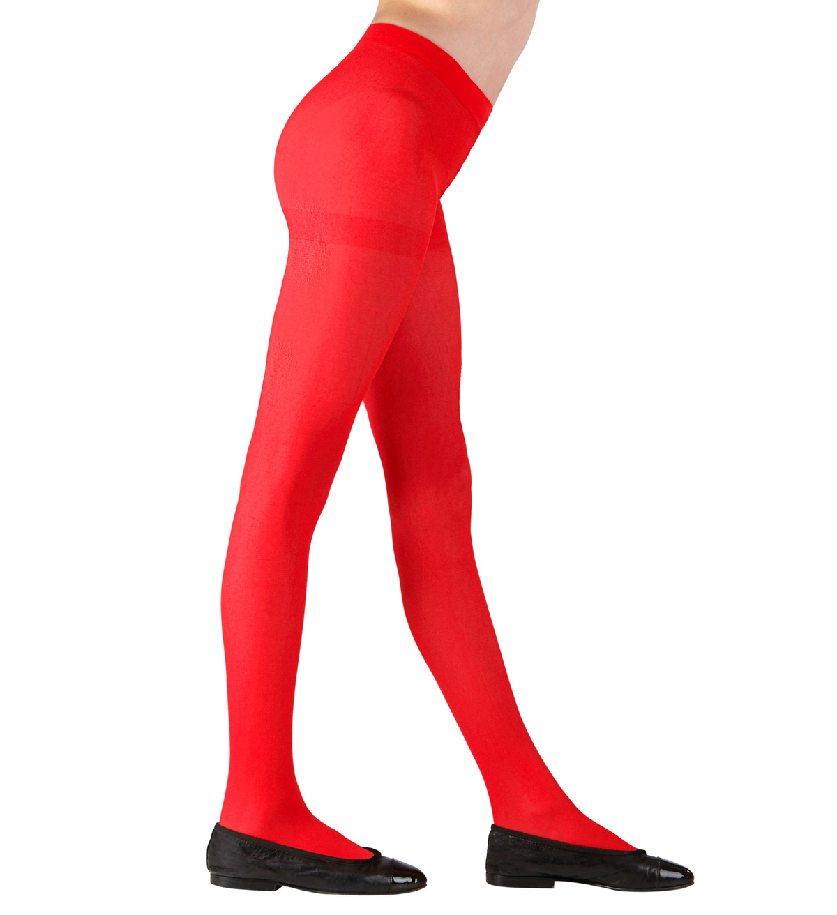 Calze Collant Rosso Accessori Abito Travestimento Vestito Carnevale Halloween Cosplay - 2052r