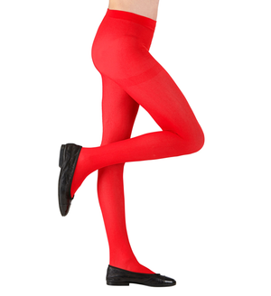 Calze Collant Rosso Accessori Abito Travestimento Vestito Carnevale Halloween Cosplay - 2052r
