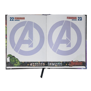 Diario Avengers MARVEL Agenda 10 Mesi Scuola Elementare Media - Av1338