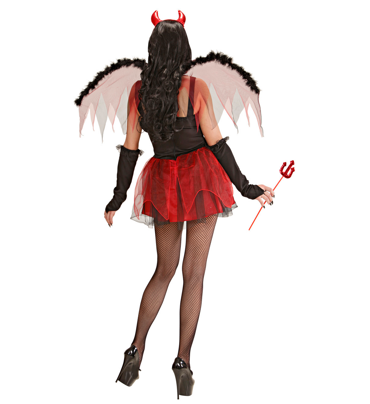 Costume Vestito Abito Travestimento Carnevale Halloween Cosplay Adulto - Diavolessa - 8983