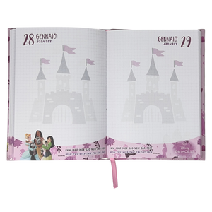 Diario Principesse DISNEY Agenda 10 Mesi Scuola Elementare Media - Pr1338