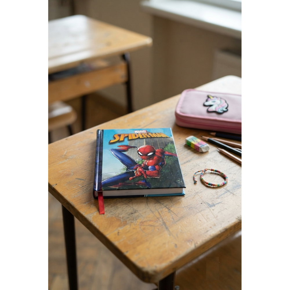 Diario Spiderman MARVEL Agenda 10 Mesi Scuola Elementare Media - Sp1338