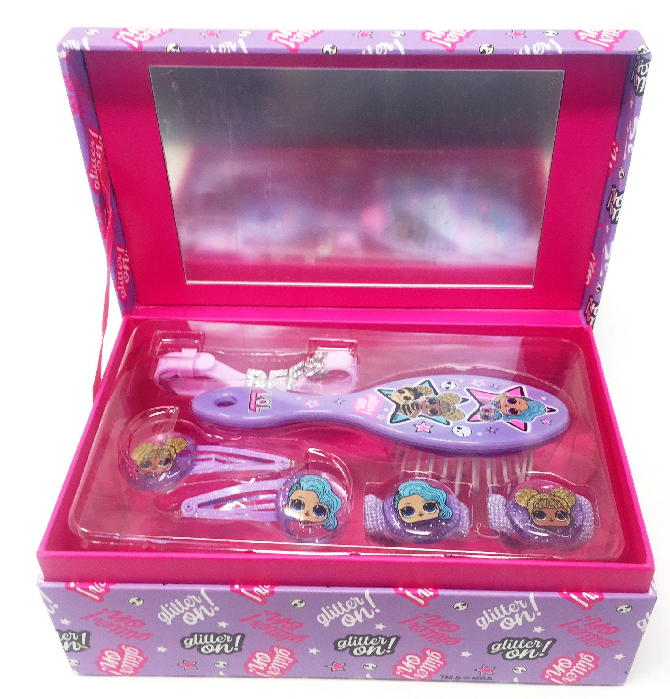 Portagioie Bauletto Lol Surprise Bambole Specchio + Accessori - B00295mc