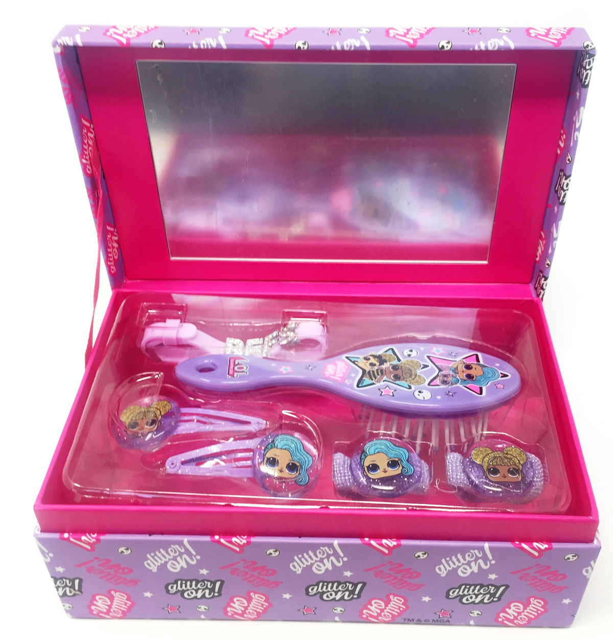 Portagioie Bauletto Lol Surprise Bambole Specchio + Accessori - B00295mc