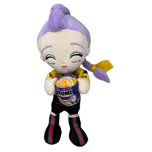 Peluche Rumi Huntrix Pupazzo 38 CM Kpop Demon Hunters con Ramen in Fibra Riciclata - 5592d/rumi