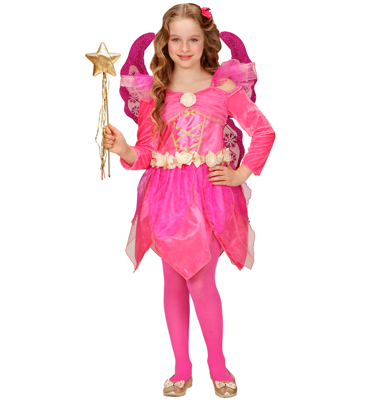 Costume Vestito Abito Travestimento Carnevale Halloween Cosplay Bambina Fatina Del Paese Delle Meraviglie - 4906