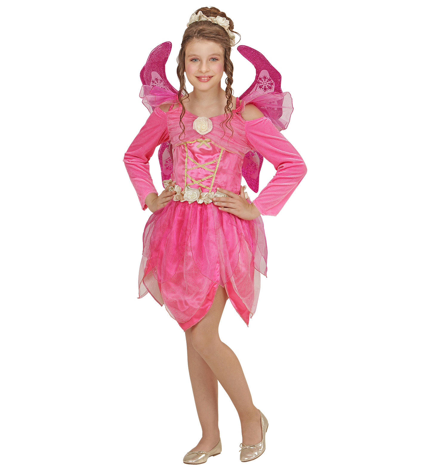 Costume Vestito Abito Travestimento Carnevale Halloween Cosplay Bambina Fatina Del Paese Delle Meraviglie - 4906