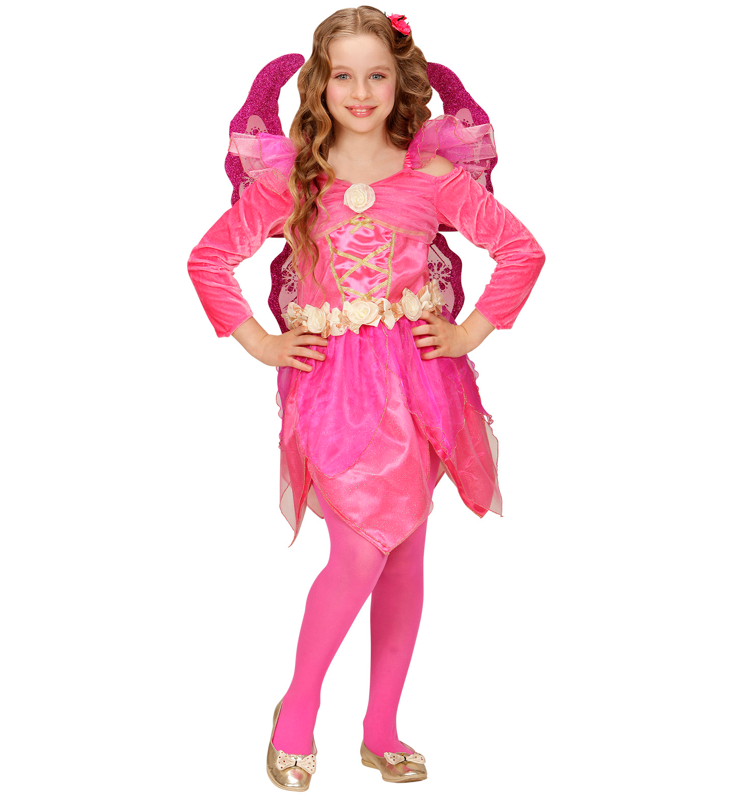 Costume Vestito Abito Travestimento Carnevale Halloween Cosplay Bambina Fatina Del Paese Delle Meraviglie - 4906