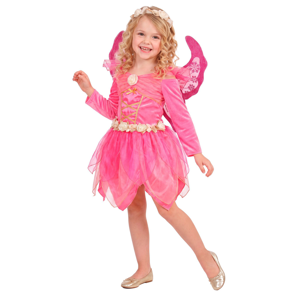 Costume Vestito Abito Travestimento Carnevale Halloween Cosplay Bambina Fatina Del Paese Delle Meraviglie - 4906