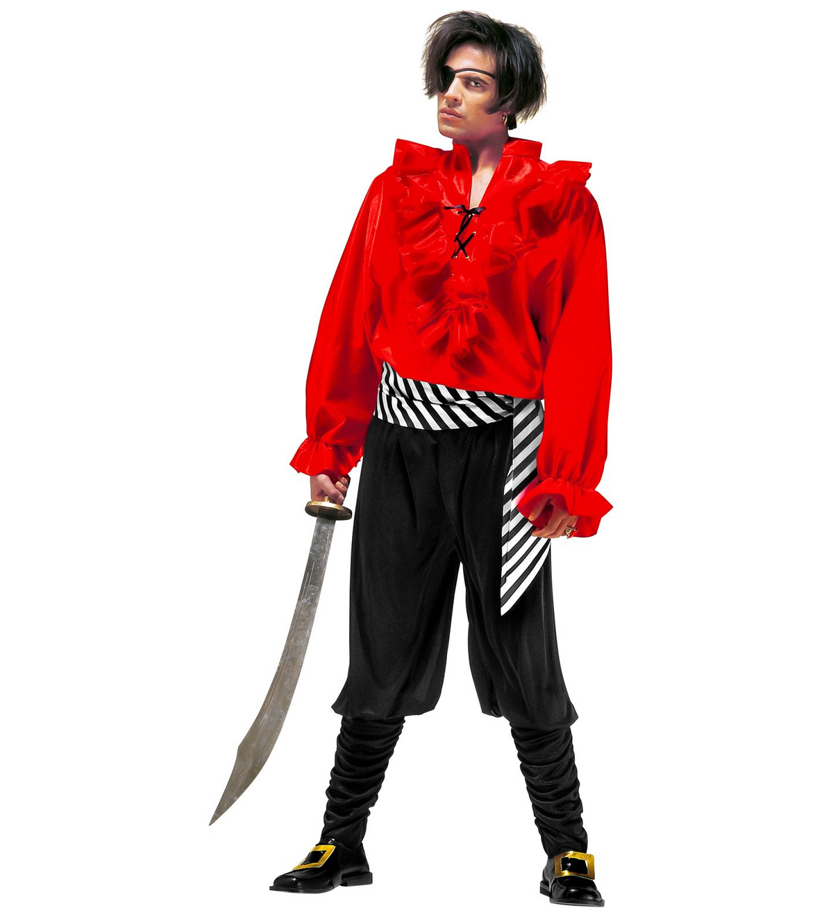 Costume Vestito Abito Travestimento Carnevale Halloween Cosplay Adulto Pirata Dei Caraibi