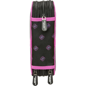 Astuccio 3 Zip Scuola Huntrix Kpop Demon Hunters Multiscomparto Portacolori - 8857