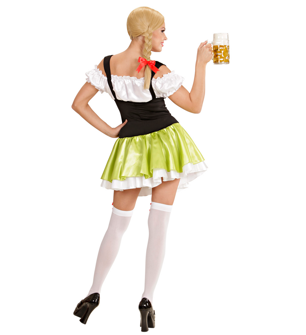 Costume Vestito Abito Travestimento Carnevale Halloween Cosplay Donna Adulto - Cameriera Bavarese - 7624