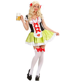 Costume Vestito Abito Travestimento Carnevale Halloween Cosplay Donna Adulto - Cameriera Bavarese - 7624