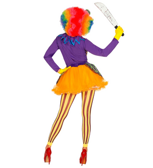 Costume Vestito Abito Travestimento Carnevale Halloween Cosplay Adulto Evil Joker - Donna - 0285