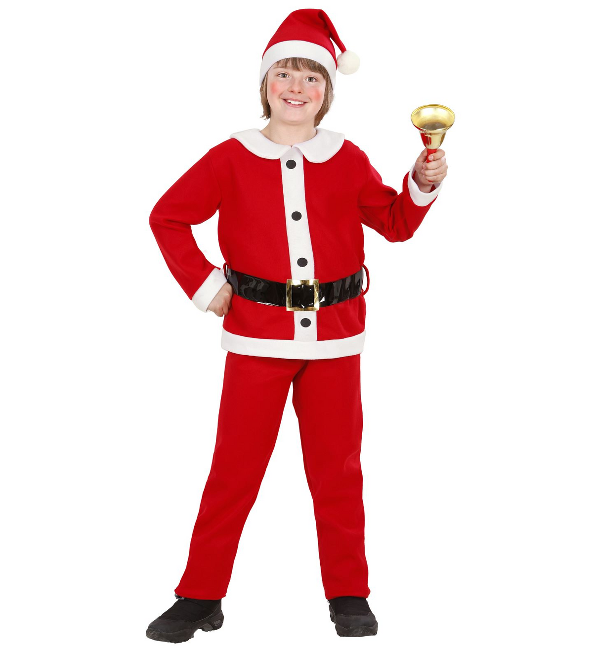 Costume Vestito Abito Travestimento Carnevale Cosplay Bambino - Babbo Natale - 1491
