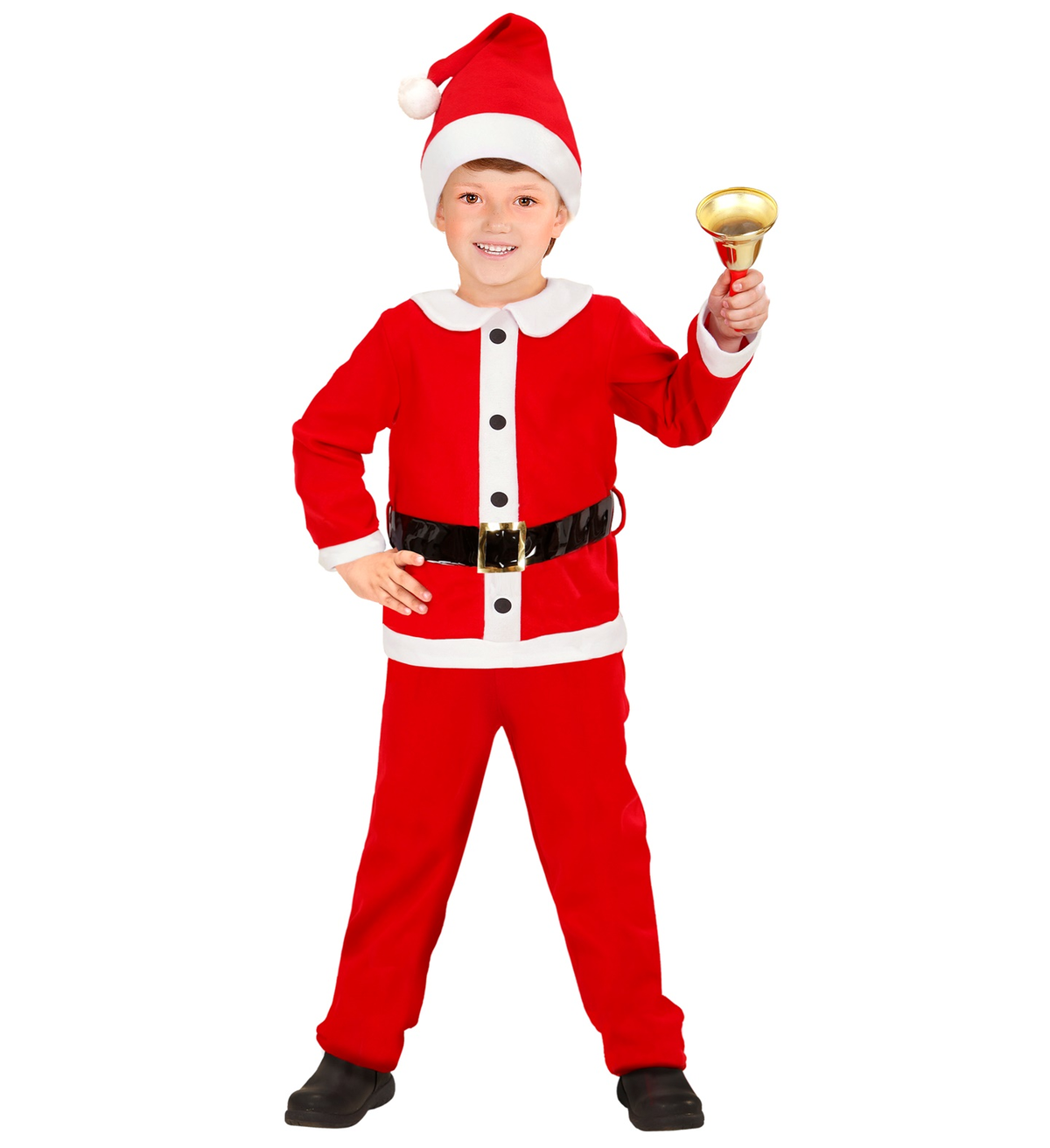 Costume Vestito Abito Travestimento Carnevale Cosplay Bambino - Babbo Natale - 1491