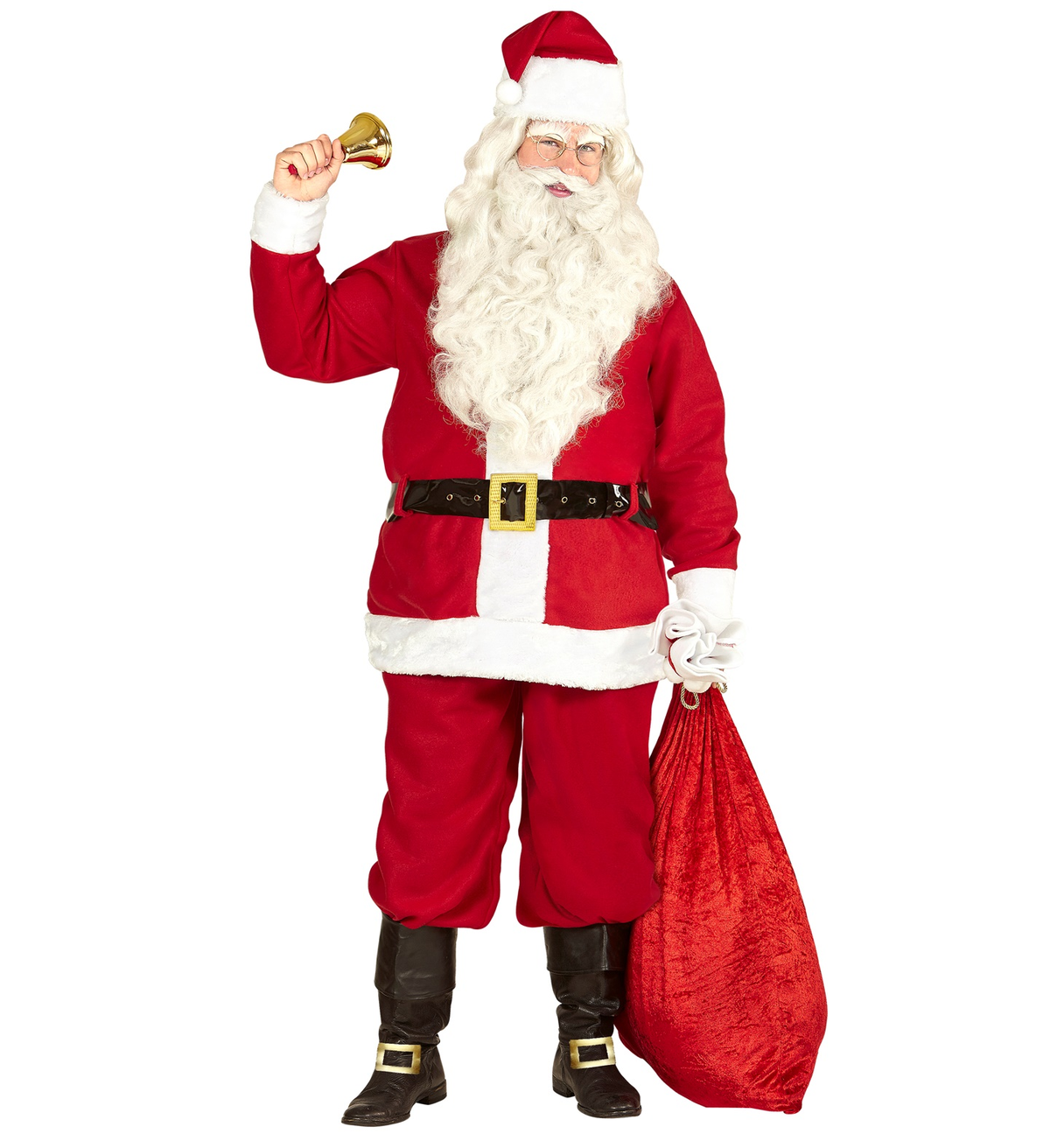 Costume Vestito Abito Travestimento Natale Cosplay - Adulto - Babbo Natale - 1493