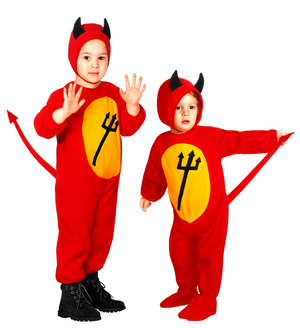 Costume Vestito Abito Travestimento Carnevale Bambino - Diavoletto - 3616
