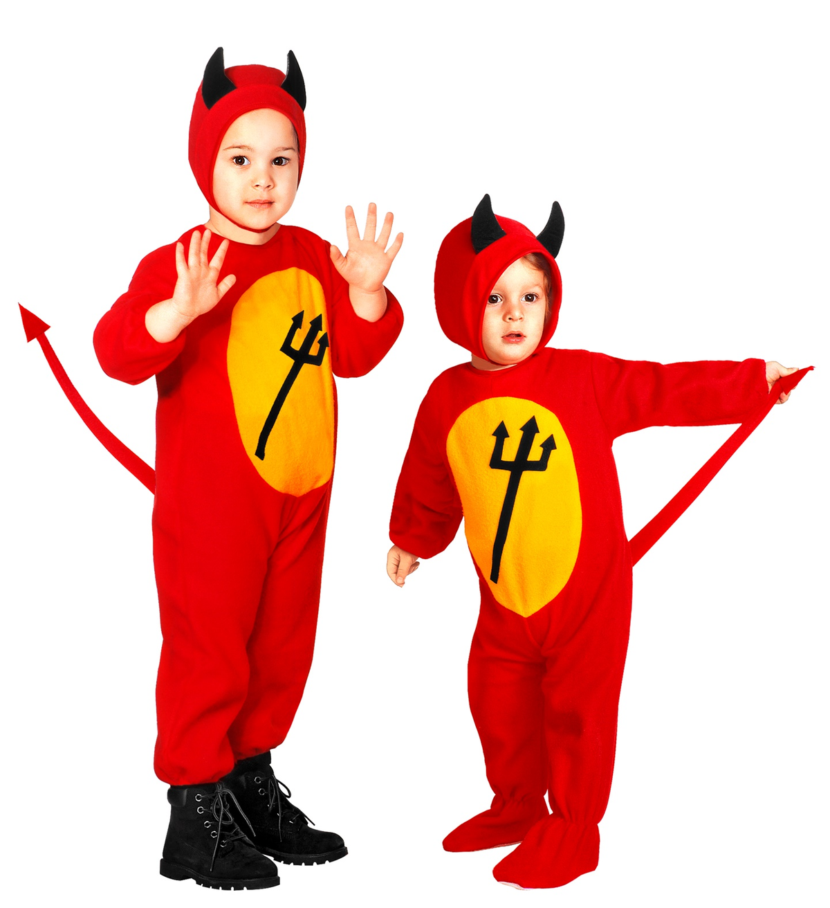 Costume Vestito Abito Travestimento Carnevale Bambino - Diavoletto - 3616