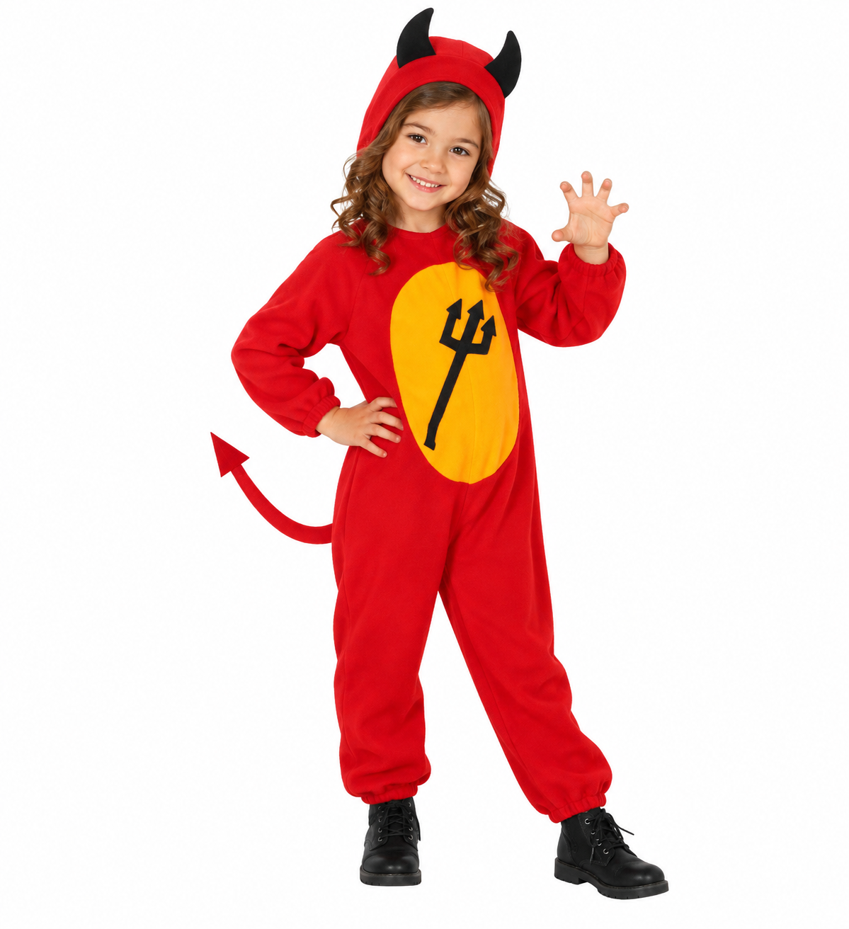 Costume Vestito Abito Travestimento Carnevale Bambino - Diavoletto - 3616