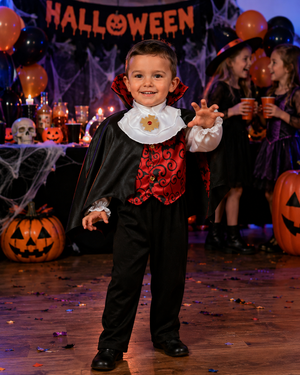 Costume Vestito Abito Travestimento Carnevale Bambino - Vampiro - 4000