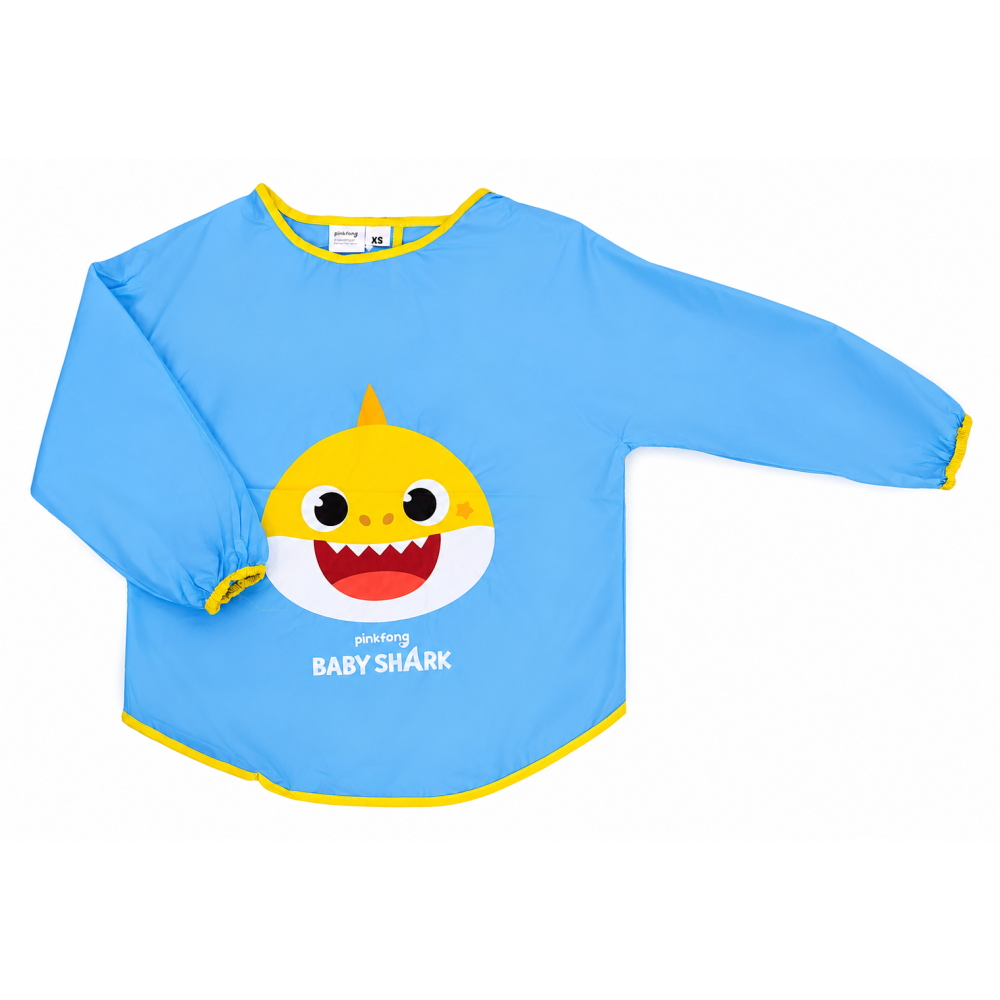 Grembiule Pittura Baby Shark Impermeabile Scuola Pranzo Disegnare - N02596mc