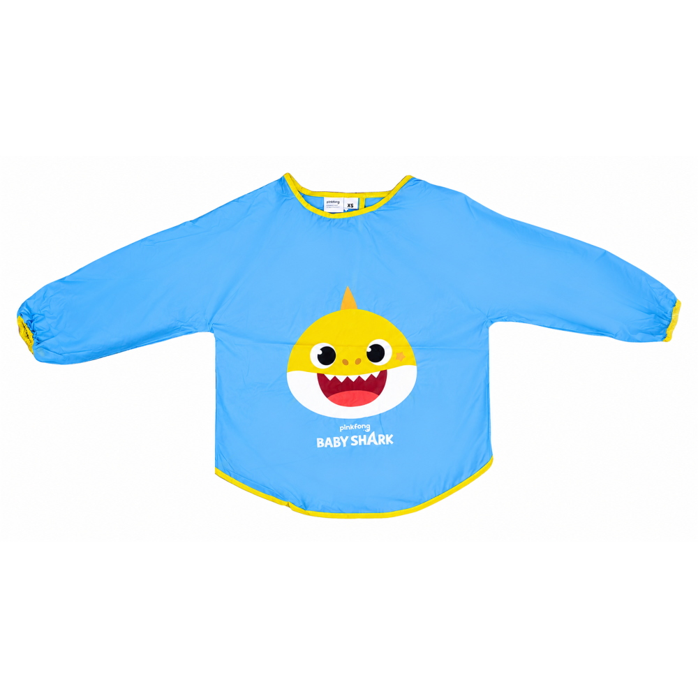 Grembiule Pittura Baby Shark Impermeabile Scuola Pranzo Disegnare - N02596mc