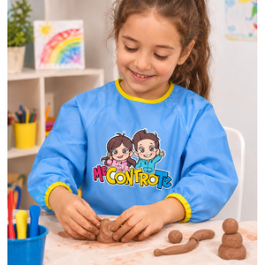 Grembiule Pittura Me Contro Te Luì Sofì Impermeabile Scuola Pranzo Disegnare - J02595mc