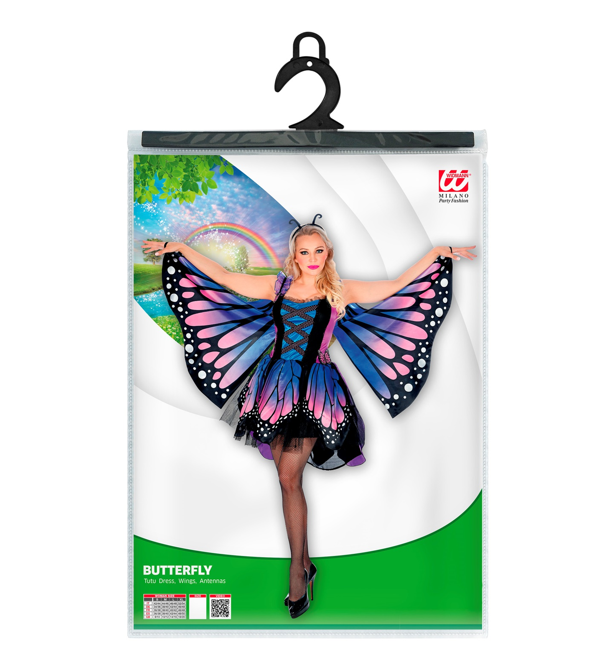 Costume Vestito Abito Travestimento Carnevale Adulto - Farfalla - 0759