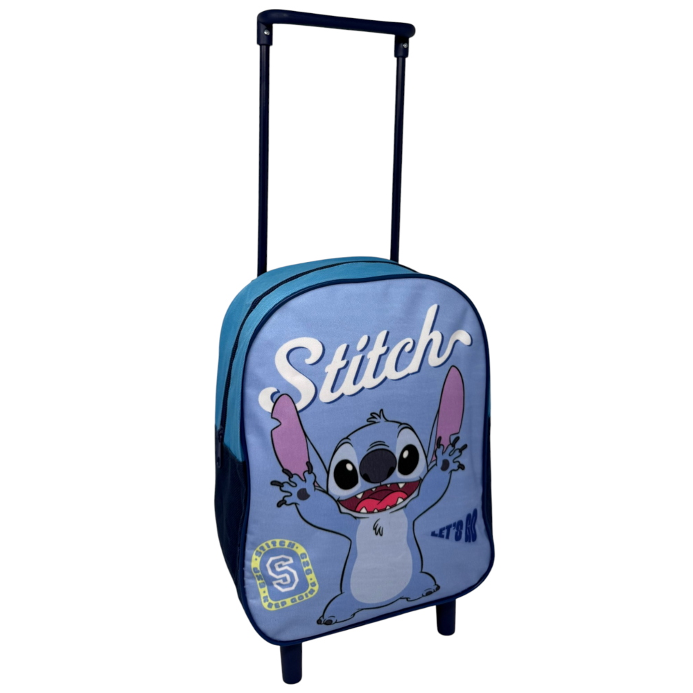 Zaino Asilo Trolley Stitch DISNEY Borsa per Scuola Materna Tempo Libero - Sf5200